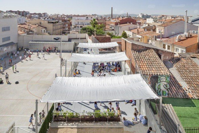 Škola v Barceloně od Harquitectes