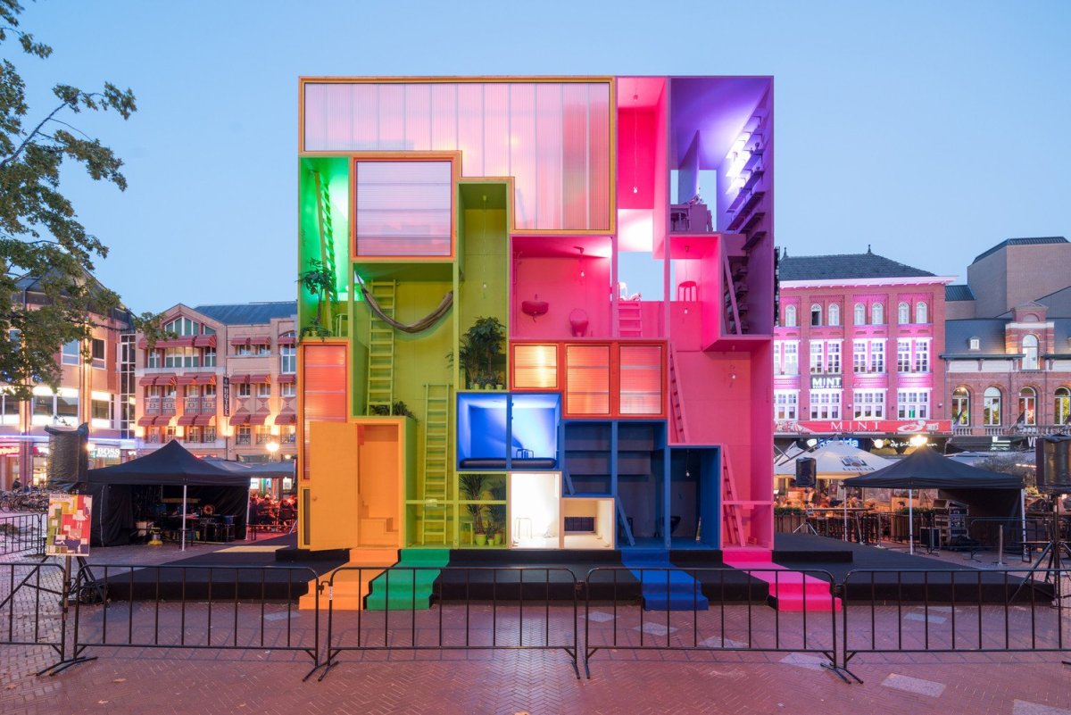 Interaktivní modulární instalace WEGO, MVRDV a The Why Factory