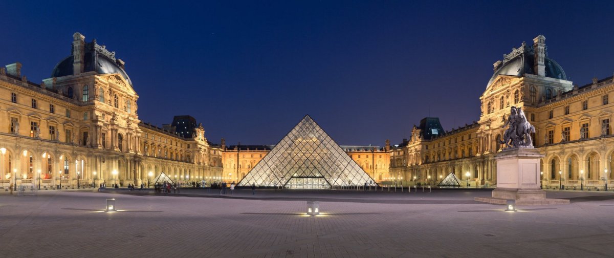 Le Grande Louvre v Paříži, I.M. Pei.