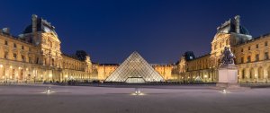 Le Grande Louvre v Paříži, I.M. Pei.