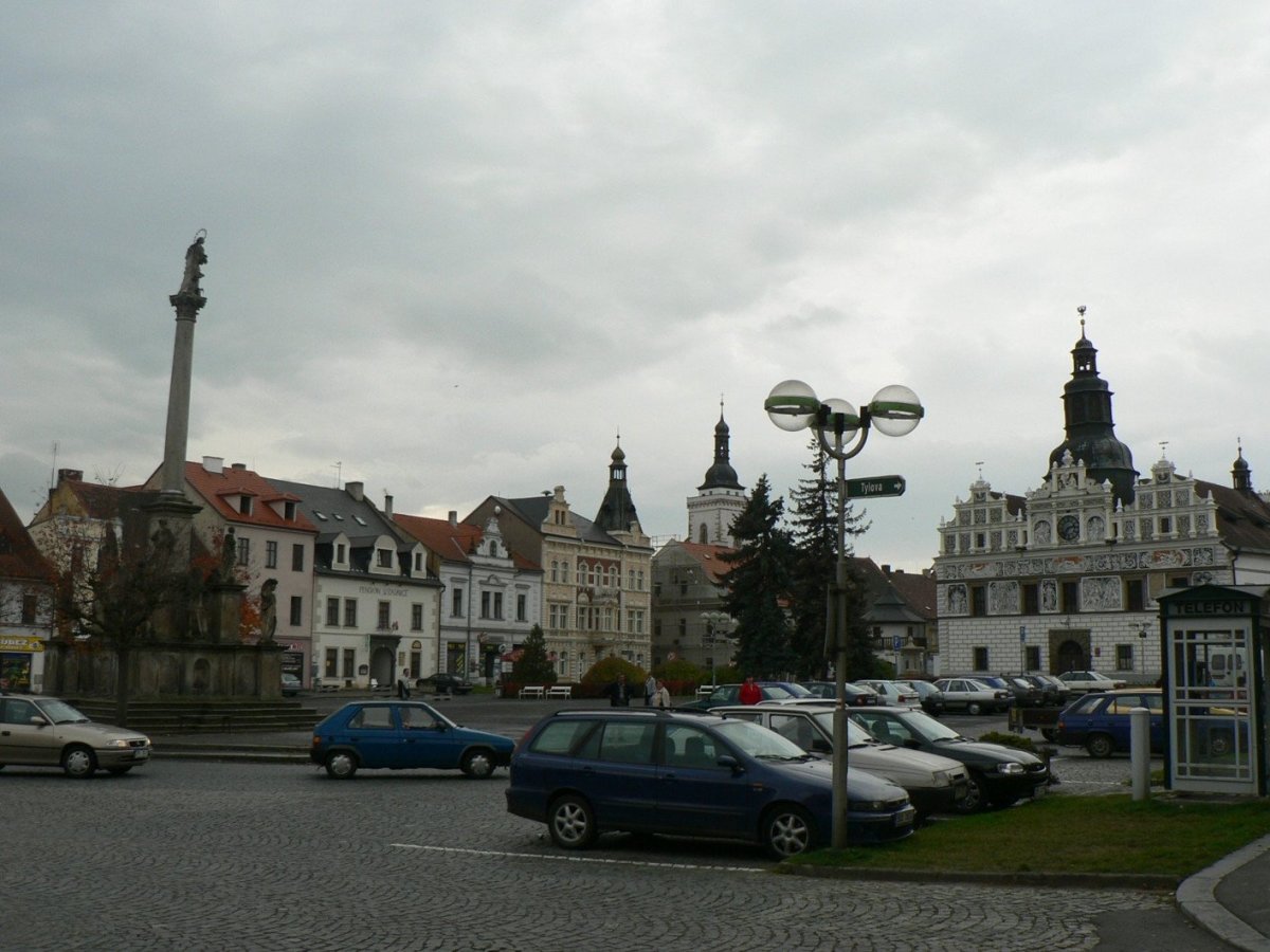 Revitalizace náměstí ve Stříbře, stav před rekonstrukcí, M&P Architekti