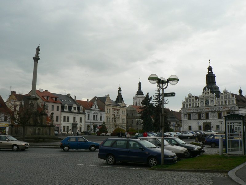 Revitalizace náměstí ve Stříbře, stav před rekonstrukcí, M&P Architekti