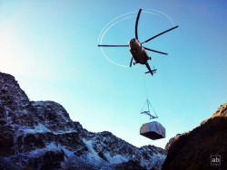 Archaeus, horská bouda a(l)titude, ve vzduchu, foto