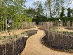 Zahrada sdíleného vědomí po dokončení v dubnu. Foto: Jan Trpkoš
