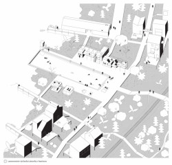 Šimon Marek, Martin Utíkal, Tobiáš Hrabec - Největší Rybník - axonometrie - foto