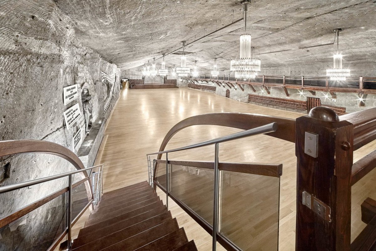 Podzemní prostory solného dolu Wieliczka