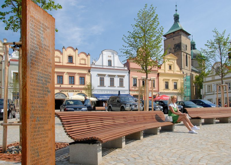Kultivace Havlíčkova náměstí v Havlíčkově brodě, Aleš Burian. Zdroj: Architekt roku