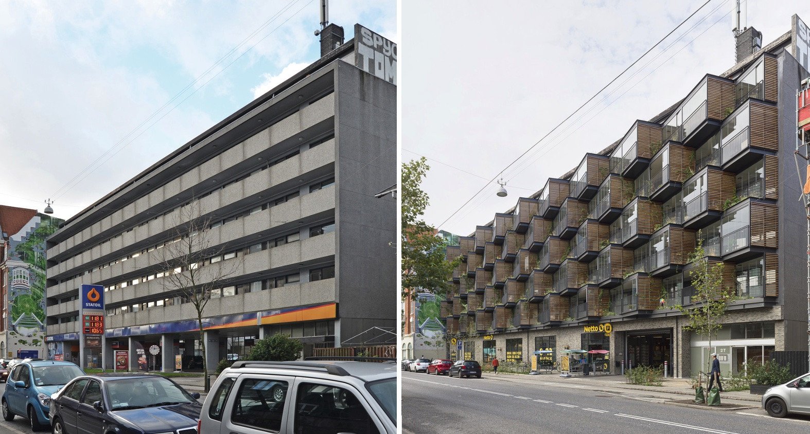 Renovace bytového domu v Kodani od studia Tegnestuen LOKAL