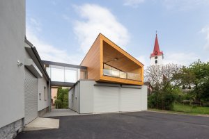 Nástavba hasičské zbrojnice v Palkovicích, Kamil Mrva architects, foto