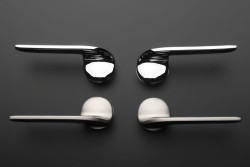 Kování UP & DOWN - povrchová úprava lesklý chrom, titan chrom mat, design  Herrmann&Coufal