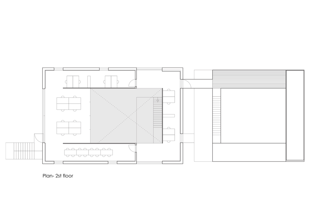 Arcgency, STACK I, půdorys 3. NP – foto