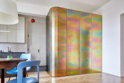 Rekonstrukce bytu v Praze-Nuslích, studio Collarch: V průběhu rekonstrukce došlo k výrazným dispozičním změnám