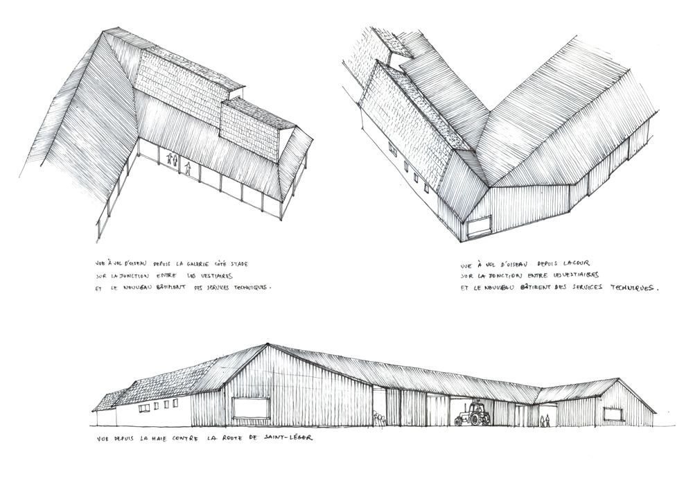 Boidot Robin architectes, axonometrie