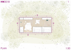 Cabin Modules, půdorys, IR arquitectura