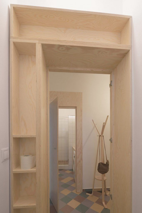 ArchitectureMADE, rekonstrukce plzeňského 1+1, interiér