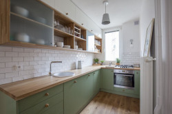 Rekonstrukce bytu v Dejvicích, kuchyně