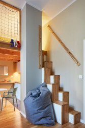 Architekti Zachar: mezi sloup a stěnu se vešly mlynářské schody