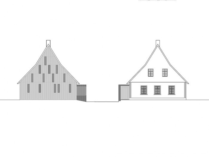 Dostavba chalupy Anička , Refuel works / Zbyněk Ryška, Jan Skoupý, pohled