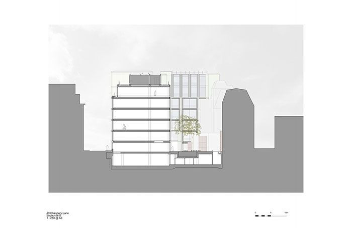 40 Chancery Lane, Bennetts Associates, Londýn, Foto