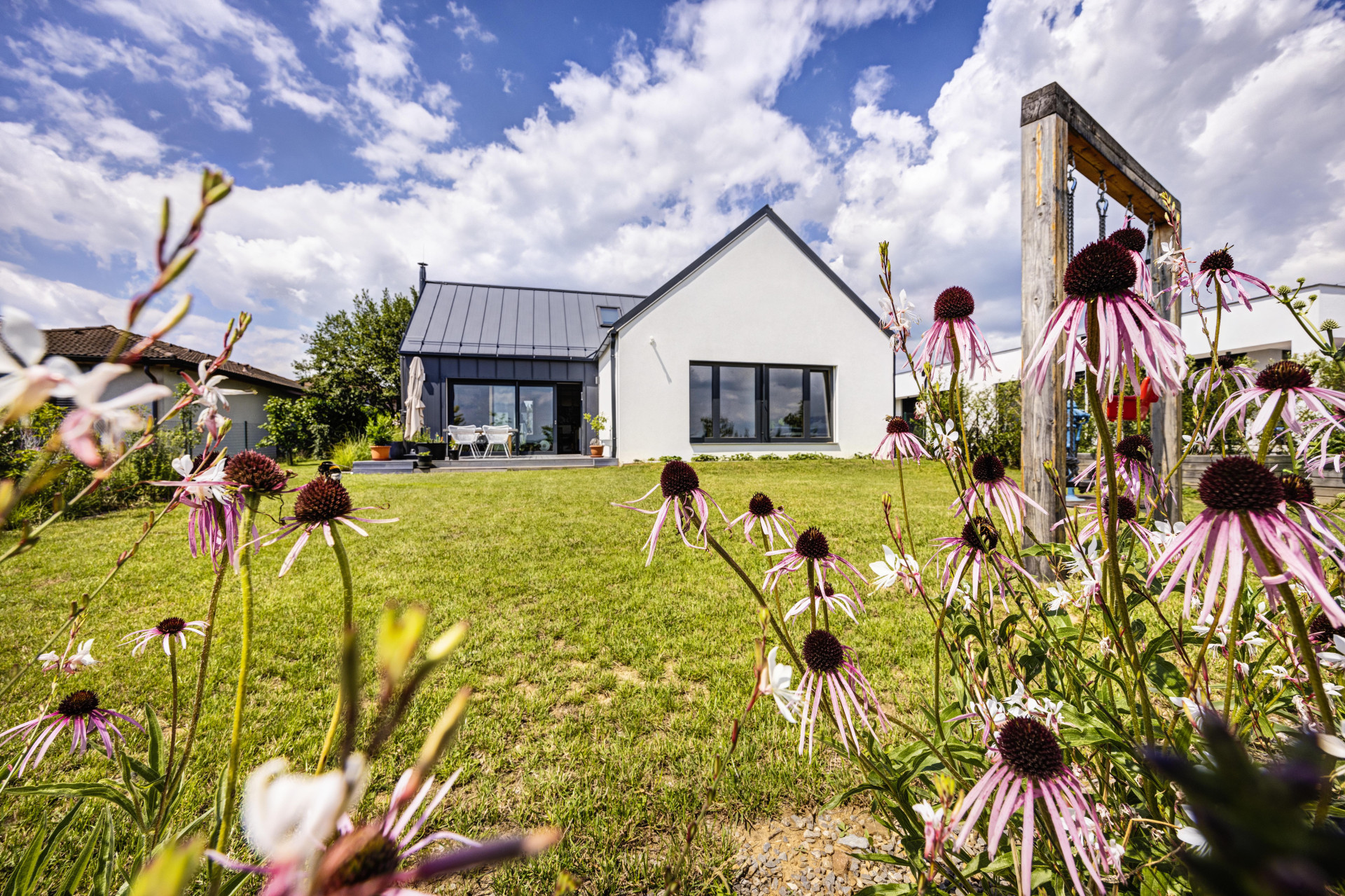 Rodinný dům v Újezdě je vystavěný z cihelného systému HELUZ