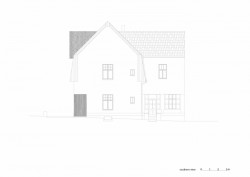 Vila Trojúhelník, Studio AEIOU, jižní pohled