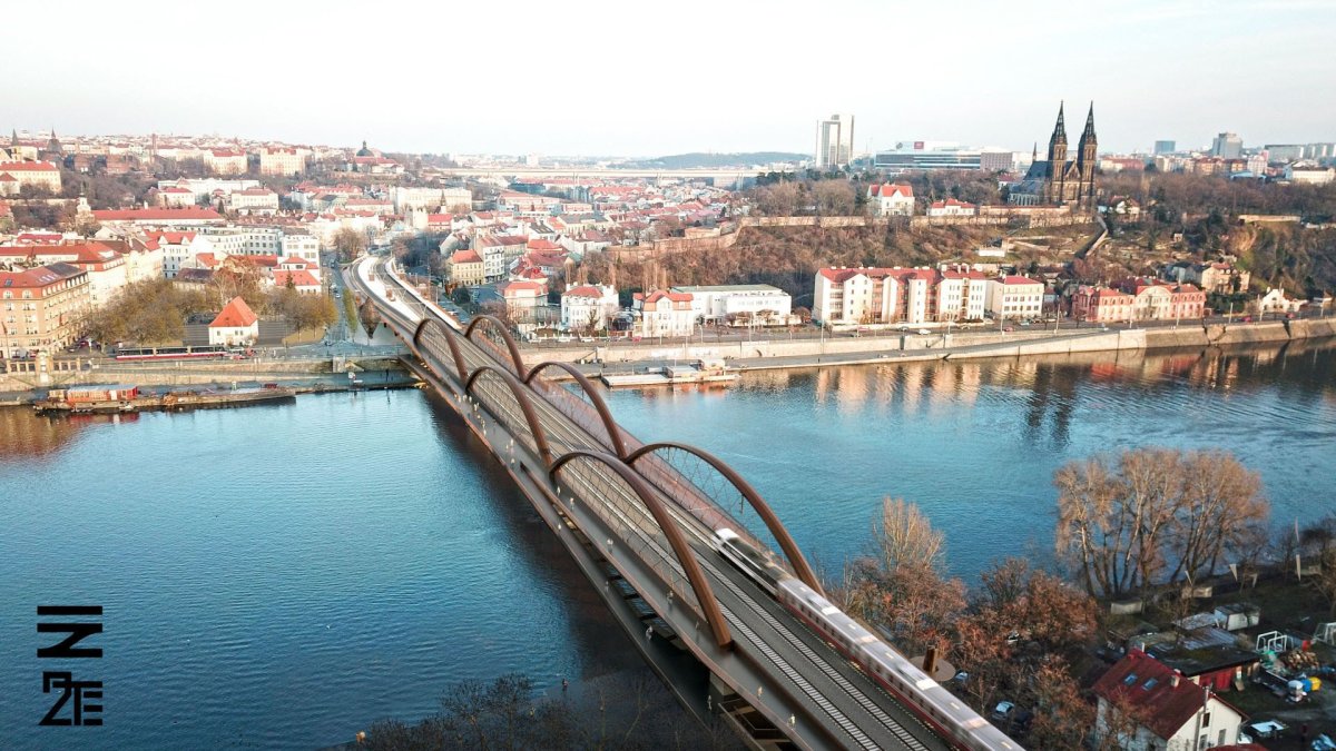 Mosty pod Vyšehradem - návrh nové podoby