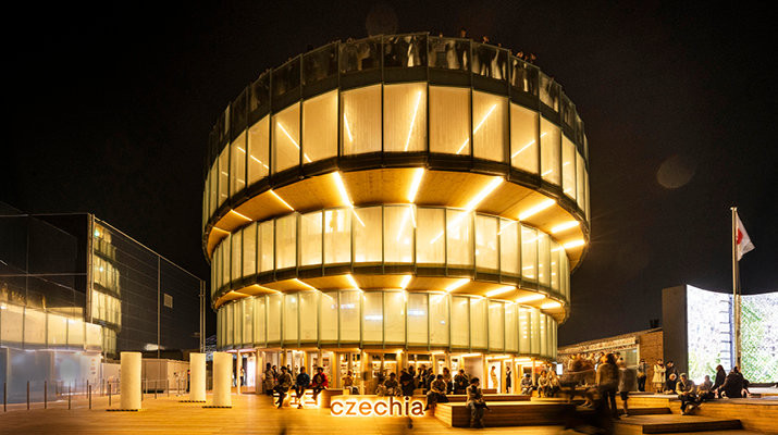 Pavilon EXPO z panelů NOVATOP ELEMENT