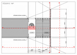 Přístavba v Jižních Čechách, Huť architektury Martin Rajniš, půdorys 1NP