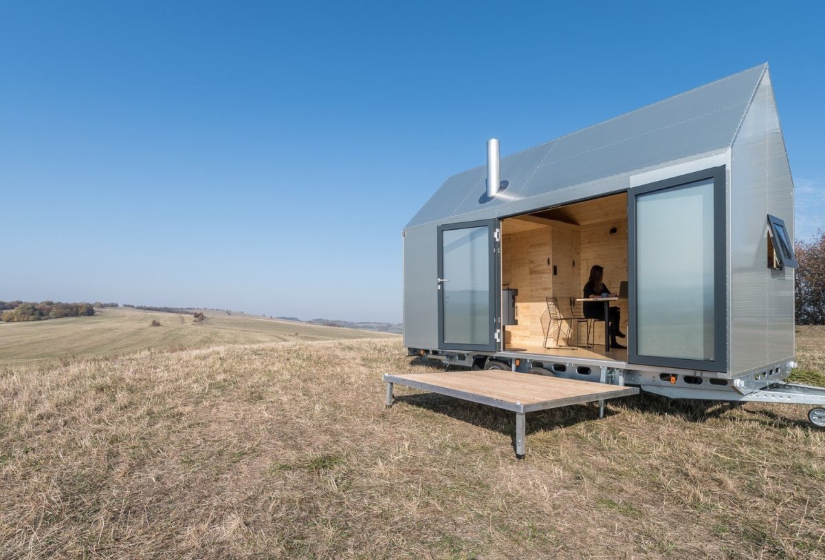 Mobilní domek Mobile Hut, ARTIKUL architekti.
