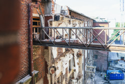 Fotografie z průběhu stavby