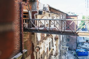 Fotografie z průběhu stavby