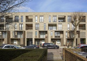 Alison Brooks Architects, obytný soubor Ely Court, foto