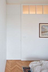 Pohled do ložnice (Byt ve vile v Praze-Malvazinkách, Kateřina Hodková)