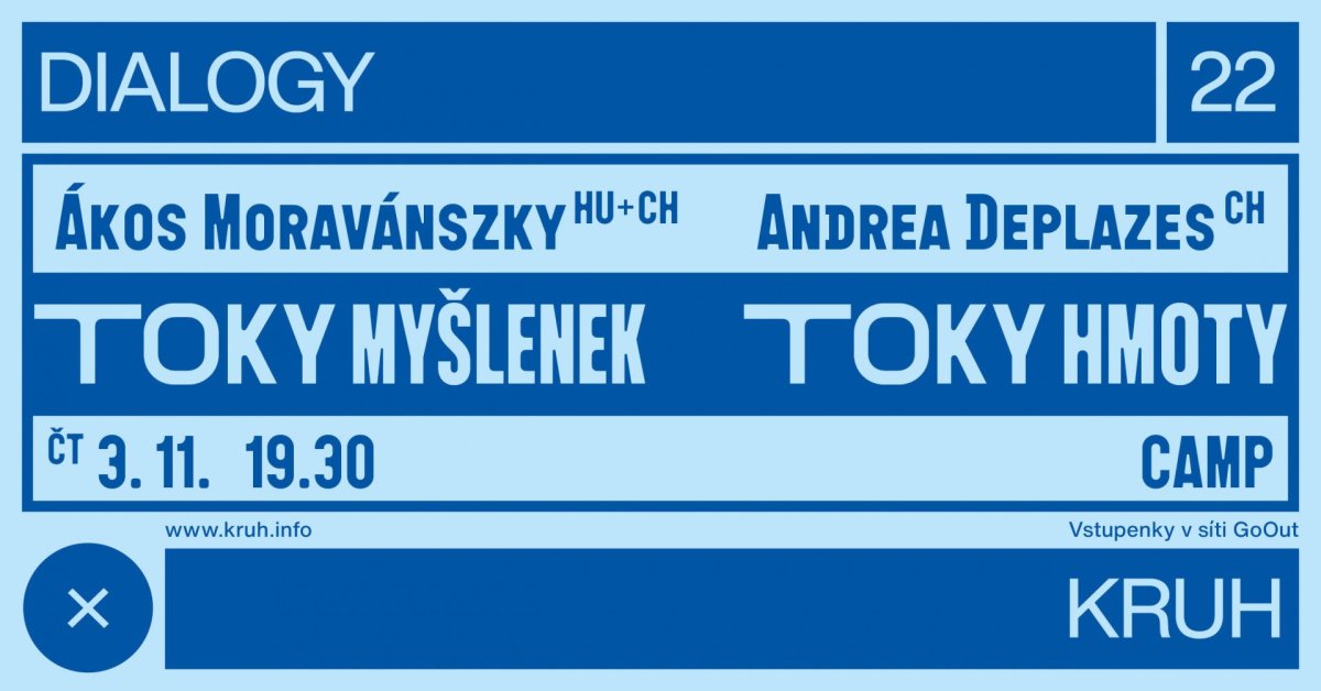 Ákos Moravánszky a Andrea Deplazes budou hosty pražského CAMPu ve čtvrtek 3. 11. 2022