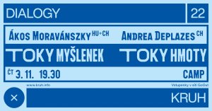Ákos Moravánszky a Andrea Deplazes budou hosty pražského CAMPu ve čtvrtek 3. 11. 2022