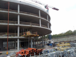 Budova Aviatica, Praha 5 - foto z výstavby