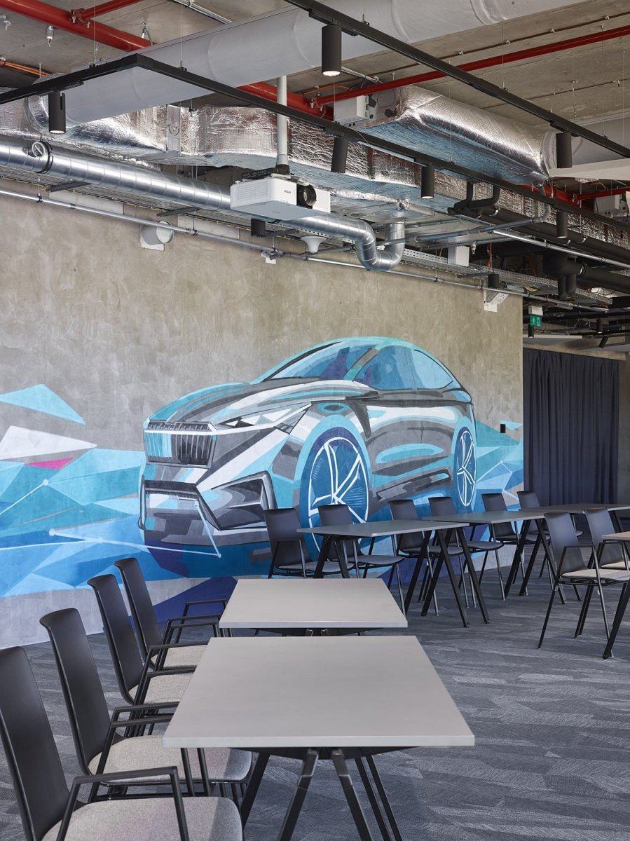 Kanceláře ŠKODA AUTO v Praze v budově AFI City