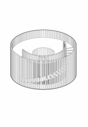 Spirála, axonometrie, Adam Hofman