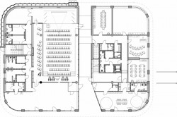 Pavilon ZŠ v Mníšku pod Brdy - Grido, architektura a design, s.r.o. - půdorys 1.N.P.