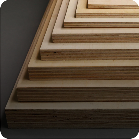 Světlý odstín a jemná textura březové překližky od Plygroup předurčují její široké spektrum využití