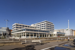 Budova Elektrických podniků v Praze-Holešovicích po rekonstrukci od studia TaK Architects