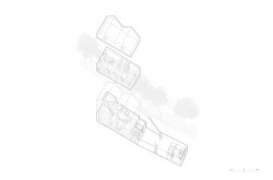 Axonometrie turistického informačního centra