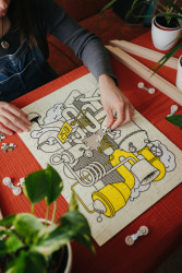 Že se dají puzzle dělat i jinak, ukazuje slovenský projekt Pucle s motivy od současných umělců.