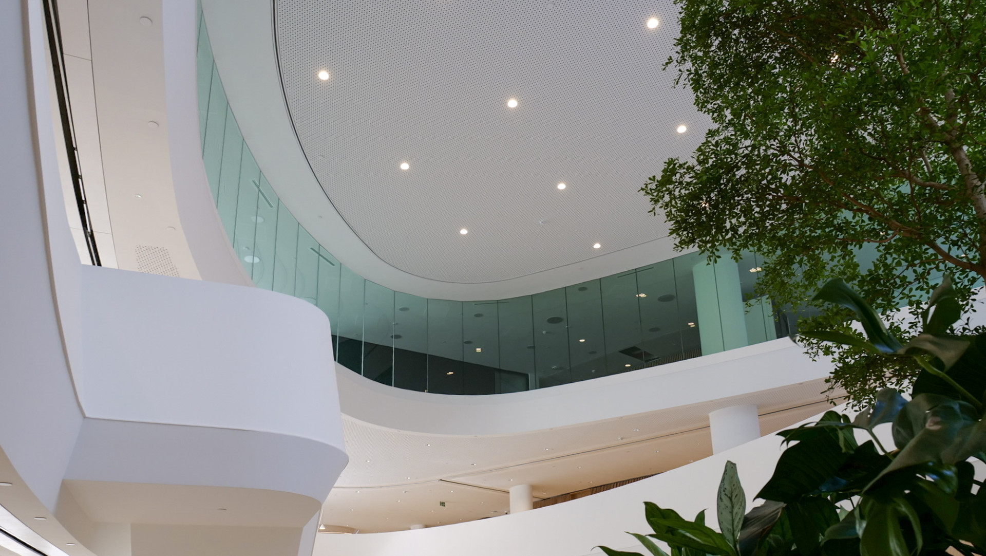 Z estetického hlediska umožňuje protipožární sklo Pyrobel Vision Line 54 volný a ničím nerušený výhled, jelikož nemá viditelné svislé spoje, ale jednotlivé skleněné tabule jsou spojeny transparentní silikonovou spárou. (Administrativní budova BNP Paribas Fortis Montagne du Parc v Bruselu)