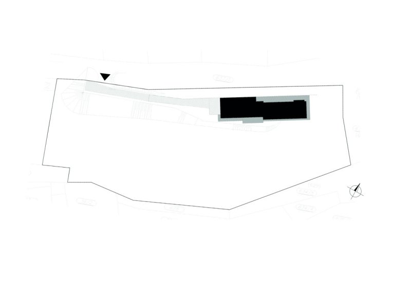 Rodinný dům Neveklov, situace, Atelier Kunc architects