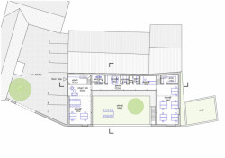 Sídlo firmy RenoEnergie, půdorys 1np, ov-a