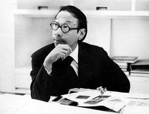 I.M. Pei ve své kanceláři na Manhattanu v roce 1970 © Ernie Sisto/The New York Times