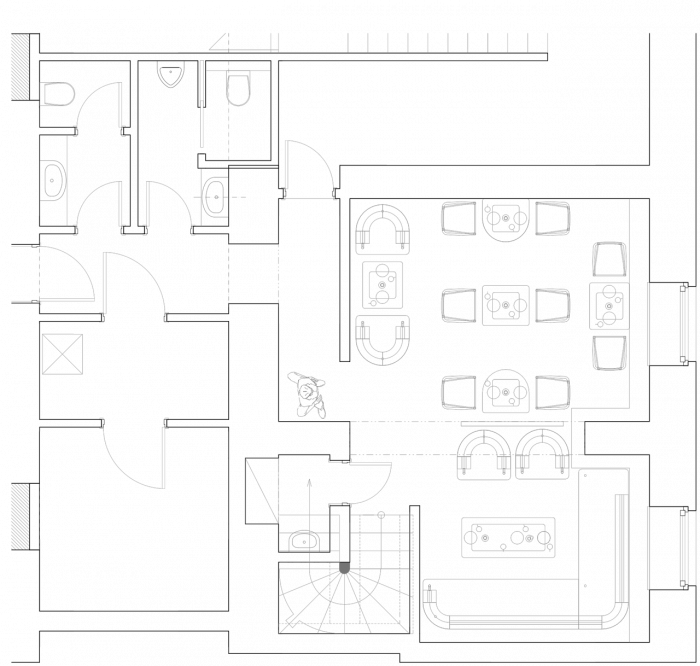 3DA, MonOlok, půdorys 1. PP - foto