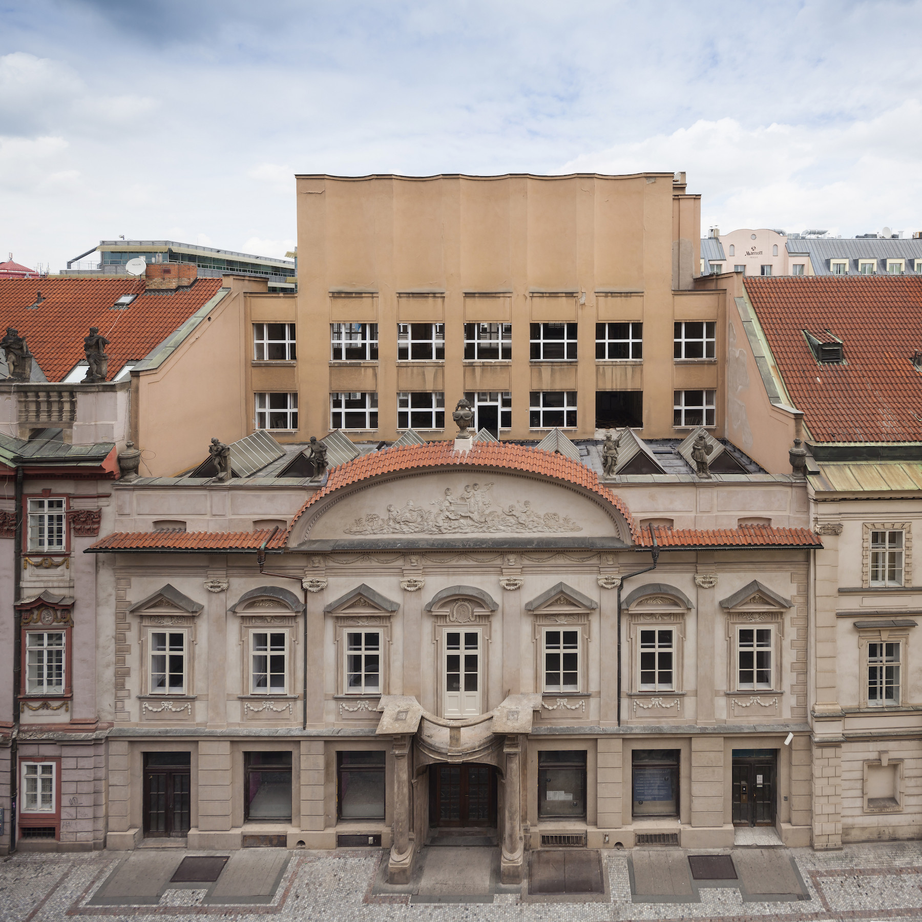 Palác Špork v Praze, stav objektu před rekonstrukcí.