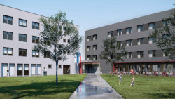 Na Výstavišti Letňany vyroste, spolu s administrativní budovou, největší hotel v Čechách sestavený z modulů od KOMA MODULAR. (Hotel na Výstavišti Letňany, NO LIMITS DESIGN, vizualizace)